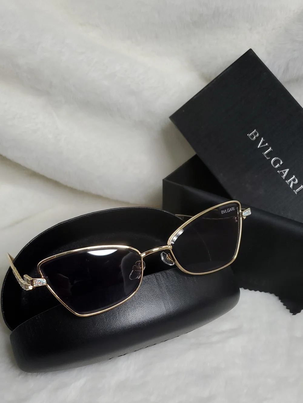 Gold Frame Sunglasses with Black Lenses Inspir@d Luxury Sunglasses